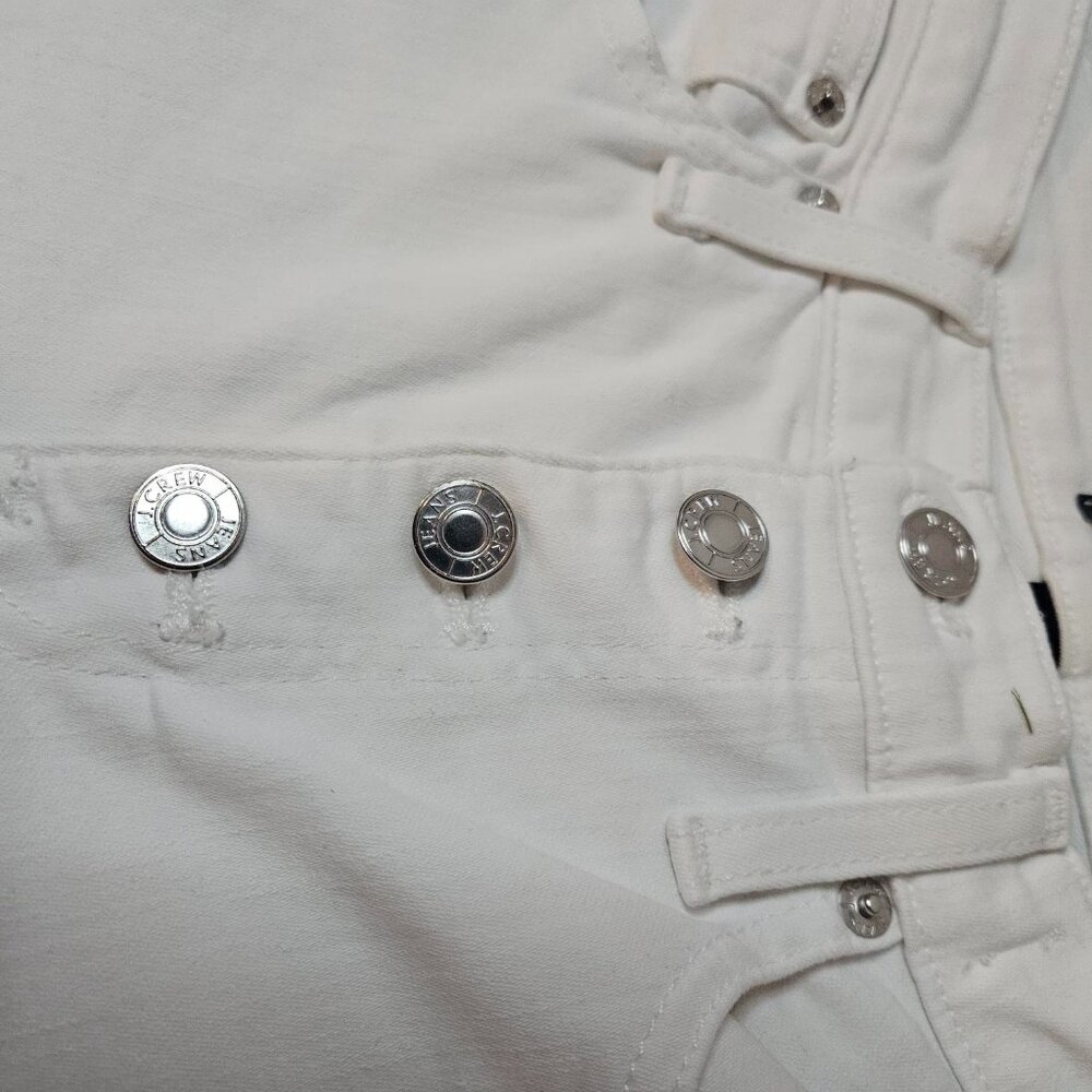 J Crew White Denim Jeans